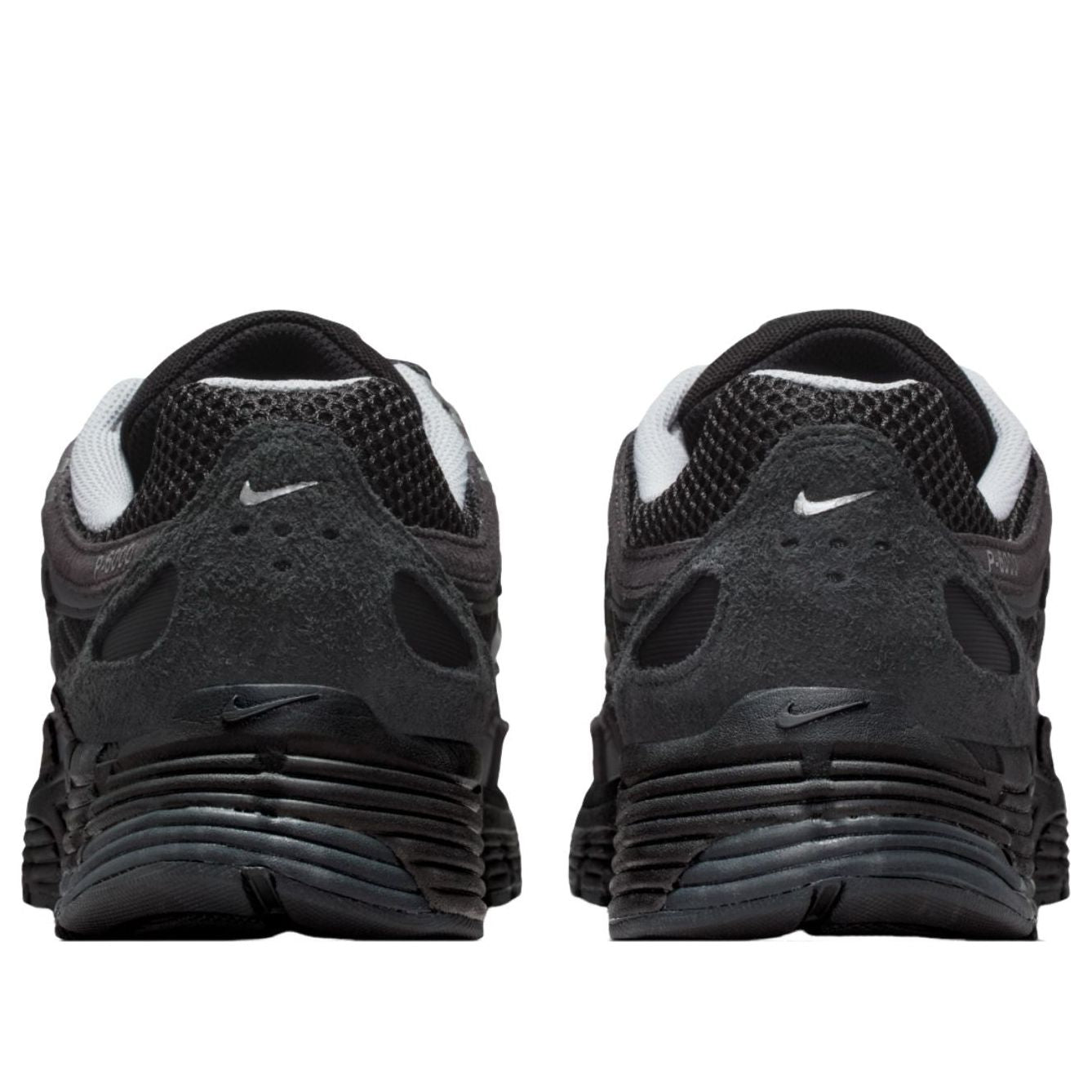 Nike P-6000 Suede Anthracite Black Chrome Metallic Silver