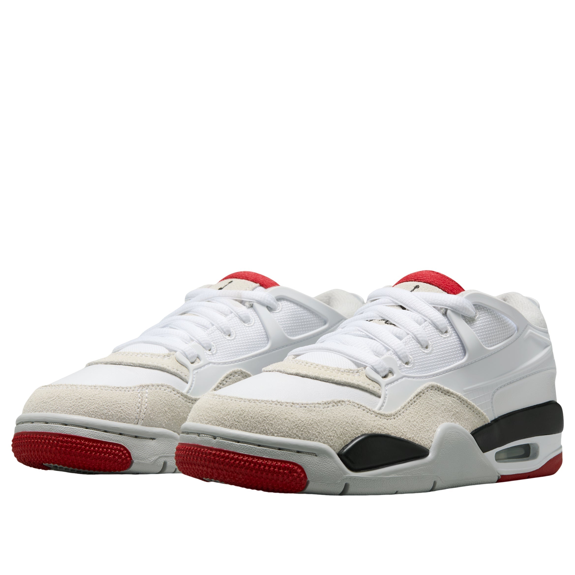 Air Jordan 4 RM White Black Varsity Red GS
