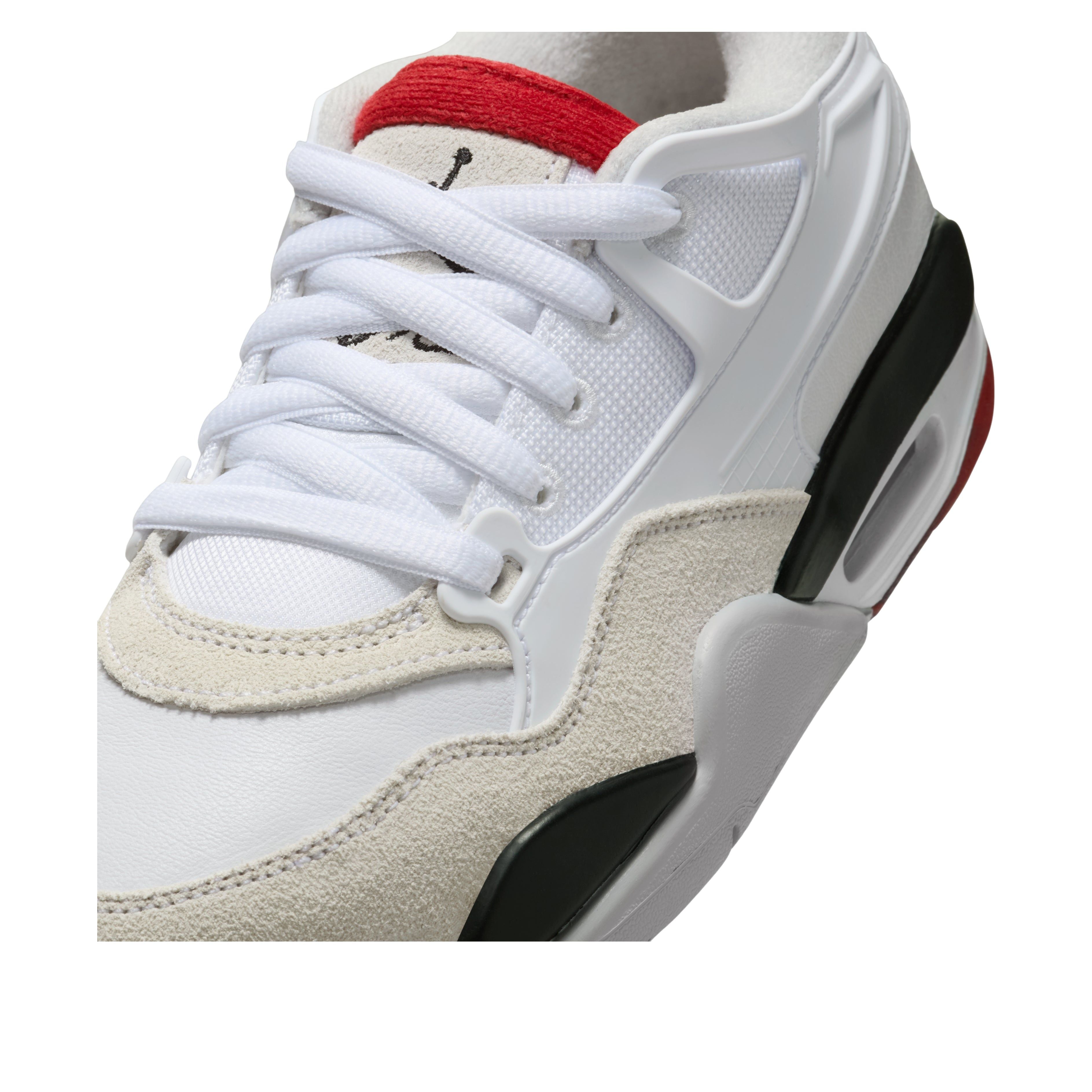 Air Jordan 4 RM White Black Varsity Red GS